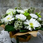 FLR-ARR-016_a Remembrance posy arrangement – sympathy flowers delivered in South Africa