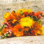 Citrus Sunrise yellow and orange bouquet – bright fresh flowers delivered nationwide in South Africa