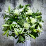 White Whisper floral arrangement in a vase – elegant flowers delivered in South Africa