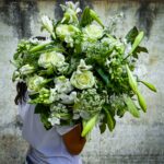 White Whisper floral arrangement in a vase – elegant flowers delivered in South Africa